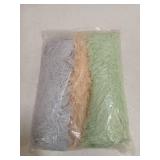 SINROBO Cat Toys, Playful Crinkle Sound Catnip Pillow Toys for Bonding & Fun, Durable Cat Toys for Indoor Play (Green Orange Grey, 3)