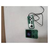 Handheld Game Console, Preloaded 500 Retro Video Games with 3.0 Inch LCD Screen, 1200mAh Rechargeable Battery, Mini Arcade Electronic Gaming 2-Players Xmas Birthday Gift for Boys & Girls (Green) (Char