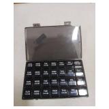 TookMag Monthly Pill Organizer 28 Day Pill Box, Large Medicine Organizers 4 Weeks, One Month Pill Box Pill Case Travel Pill Organizer with Dust-Proof Container for Pills/Vitamin/Supplements (Lid Crack