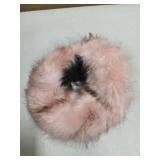 RANOME Faux Fur Headband for Women Elastic Fuzzy Thick Earmuffs Winter Headwrap Ear Muffs Furry Ear Warmers Cold Weather (Pink)