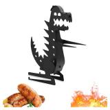 Funny Hot Dog Holders, Funny Dinosaur Shape Grill Hot Dog Roller, Grilling Cookware & Rotisseries for Outdoor Kitchen Camping Parties Grilling Commercial Home