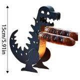 Funny Hot Dog Holders, Funny Dinosaur Shape Grill Hot Dog Roller, Grilling Cookware & Rotisseries for Outdoor Kitchen Camping Parties Grilling Commercial Home
