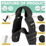 Lyderpet Dog Elbow Protector Brace for Canine Pads Elbow&Shoulder Support Callus, Hygroma, Dysplasia, Arthritis, Dislocation, Pressure Sores, with Metal Splints Wrap Both Left and Right Front Legs