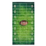 Vdsrup Grunge American Football Hand Towel Sports Field Towel Soft Bath Bathroom Towel Thin Guest Kitchen Tea Towels Housewarming Gifts 16 X 30 in