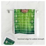 Vdsrup Grunge American Football Hand Towel Sports Field Towel Soft Bath Bathroom Towel Thin Guest Kitchen Tea Towels Housewarming Gifts 16 X 30 in