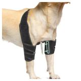 Lyderpet Dog Elbow Protector Brace for Canine Pads Elbow&Shoulder Support Callus, Hygroma, Dysplasia, Arthritis, Dislocation, Pressure Sores, with Metal Splints Wrap Both Left and Right Front Legs