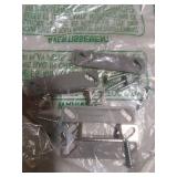 Avenuebool Screen Door Latch Replacement Kit Compatible with Prime-Line K 5148 1-11/16 in. Zinc Diecast Constructed Strike Plate Assortment for Storm and Screen Door Hardware(3,Silver)