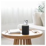 Mkono Plush Lined Eyeglasses Holder Protective Glasses Holder Stand Case Anti-scratch Glasses Storage Organizer for Table, Desk, Nightstand, Office, Black