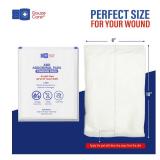 GauzeCare Sterile Abdominal- ABD Combine Pads| 24-Pack, 8x10 Inches| Extra Absorbent & Thick, Individually Wrapped Wound Dressing, First Aid Pads| Surgical-Grade, Nonstick- for Heavy Leakage, Post Op