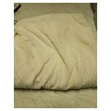 PrinceDeco Stretch Armless Futon Cover Futon Slipcover Full Queen Size Couch Cover Futon Sofa Bed Cover Furniture Protector with Elastic Bottom, Machine Washable, Biscotti Beige