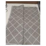 Conlun Cat Litter Mat Litter Trapping Mat, 35" x 23" Premium Durable PVC Grid Mesh with Scatter Control, Non-slip, Less Waste Cat Litter Box Mat, Soft on Kittys Paws, Urine Waterproof