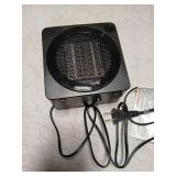 Gaiatop Mini Space Heater, Lightweight PTC Ceramic Fast Heating 500W Energy Efficient for Indoor Use, Overheating & 45° Tip-Over Protection, Portable Desk Electric Heaters for Office Home Black