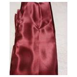Horbaunal Burgundy Satin Tablecloth 60 x 120 Inches Rectangle Table Cloth Bright Silky Table Cover Overlay Dining Tablecloths for Wedding Party Banquets