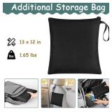 Infant Car Seat Travel Bag Fit Nuna Pipa All Model Car Seat and Base, Fit Doona Baby Stroller, Padded Car Seat Bags for Air Travel, Gate Check Bag with Side Pocket, 5 Protective Feet, Storage Bag