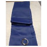 RYB HOME Extra Wide Blackout Curtain Blind Wall Panel, Energy Efficiency Privacy Screen Partitions for Cabinet/Workspace/Basement/Shelves, Wide 100 inch x Long 84 inch, Navy Blue, 1 Panel