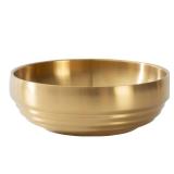 CM CHIC MONDAY 7.4 INCH Decorative Bowl, Key Bowl for Entryway Table, Key Holder Bowl, Decorative Bowls for Home DecorGold