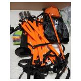 YISSVIC Agility Ladder 20 Feet 12 Adjustable Rungs Speed Training Equipment Set, Agility Ladder, Football Cones, Running Parachute, Jump Rope, Resistance Bands