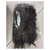 THARAHT Black Ostrich Feathers 12pcs Natural Bulk 10-12Inch 25cm-30cm for Crafts Wedding Party Centerpieces Halloween and Home Decoration Feathers