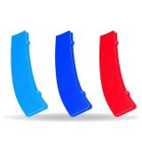 SamWinGear Grille Insert Trims for BMW Front Grill Inserts M-Colored Snap-on Grill Mesh Trims Strips for BMW 2013-2019 F30 F35 3 Series 11-Beam Grille Classic Decorative Accessories(11 Beams)