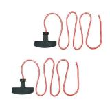 OSFTBVT Garage Door Emergency Release Pull Cord with Handle Garage Opener Rope Puller, Attic Ladder Pull Down Cord - Pack of 1