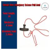 OSFTBVT Garage Door Emergency Release Pull Cord with Handle Garage Opener Rope Puller, Attic Ladder Pull Down Cord - Pack of 1