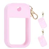 Giramika Silicone Case Compatible with Touchland Hand Sanitizer Spray, Protective Case for Spray 1FL. OZ (Pink(1PCS))
