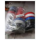 Skylety 20 Pack Christian Gifts for Men Women 16oz Reusable Bible Verse Tumbler Bulk Plastic Coffee Cups with Lids Inspirational Religious Church Gifts for Valentine Easter Birthday (Bold Color)