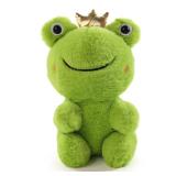 Sew Butiful Frog Plush, 9" Cute Green Stuff, Soft Frog Stuffed Animal Plushies, Birthday, for Girls, Kids