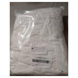 SnugLoom White Pillow Shams Standard Size Set of 2 (20 x 26), Ruffle Pillow Case Covers-100% Brushed Microfiber Super Cozy and Soft, Wrinkle-Free, Fade-Resistant Stain-Resistant Envelope Closure