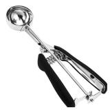 Ice Cream Scoop, 18/8 Stainless Steel Cookie Scoop, Cookie Scoops for Baking, 2 Tbsp/ 30 ml/ 1 oz Cookie Dough Scoop, Ice Cream Scooper with Trigger Release, Cookie Scooper for Baking