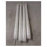 CANDLESEE 4 Pack White Taper Candlesä¸¨Taper Candles 10 Inch Driplessä¸¨Unscented & Smokeless Candlesticks Bulkä¸¨7-8 Hours Long Burning Tall Candlesä¸¨Ideal for Christmas Weddings Parties