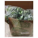 DearHouse Faux Eucalyptus Garland Plant, 2 Pack Artificial Vines Hanging Eucalyptus Leaves Greenery Garland for Wedding Backdrop Arch Wall Decor, 6 Feet/pcs UV Protected Indoor Outdoor