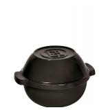 Emile Henry Ceramic Bread/Potato Cooker | Charcoal