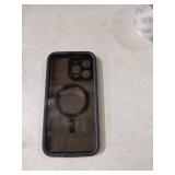 TIESZEN for iPhone 15 Pro Max Case, Compatible with MagSafe, Built-in Privacy Screen Protector and Camera Protection, Anti Spy Full Body Dustproof Shockproof Hard Phone Case 6.7", Black