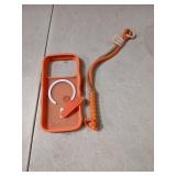 Leriufa for iPhone 17 Pro Case Cute Wavy Matte Orange |Compatible with MagSafe,Color-Matched Lanyard,Military Grade Shockproof,Slim & Durable,Travel-Ready & Stylish