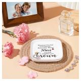 PUDDING CABIN Niece Gifts from Auntie, Jewelry Ring Holder Dish, Remember Whose Niece You Are, Birthday Mothers Day Gift