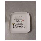PUDDING CABIN Niece Gifts from Auntie, Jewelry Ring Holder Dish, Remember Whose Niece You Are, Birthday Mothers Day Gift
