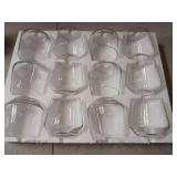 BTaT- Stemless Wine Glass, 12 oz, Set of 12, Wine Glasses No Stem, Christmas Gifts
