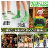 Get Trend Xbox 24 Pcs Socks Advent Calendar 2025 for Boys, Teens, Socks 9-14 Years, Christmas Countdown Calendar, Gamer Gifts for Boys (Green Xbox)