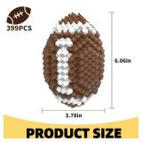 KADELE Football Block Set, Adults challenging STEM Block Decoration, Miniature 3D Educational Toys for 14 15 16 Years and Above, (399 Pieces)