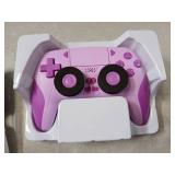 IWGAME RGB Wireless Controller for PS-5/PC, Hall Effect Joysticks & Triggers Gamepad with programmable/Remap/Turbo Functions, Dual Vibration, 3.5MM Audio Jack(Purple)