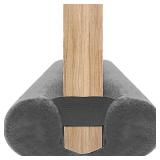 BKSAI Door Draft Stopper for Doors 31-39" No Adhesive Draft Stopper for Bottom of Door Draught Excluder Under Door Wind Blocker Reduce Noise Draught Excluder Sweep Sound Proof(Grey)