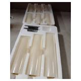 Vinkor Flameless Candles Battery Operated Candles Real Wax Pillar LED Candles with 10-Key Remote and Cycling 24 Hours Timer (Ivory 4" 5" 6" 7" 8" 9")