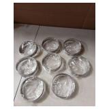 8-Pieces English Muffin Rings 4 Inch Crumpet Rings Stainless Steel Double Rolled Nonstick Metal Round Tart Ring Molds for Cookie Cooking Baking