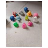 JOYIN 12 PCS Light Up Bath Toys, Toddler Flashing Colourful LED Bathtub Mermaid Toy, Baby Bathtime Floating Rubber Shower Gifts for Infant Kids Boy Girl Valentines Easter Gifts Swimming Pool Party