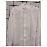 APPEARS NEW - Chaplin White Dress Shirt (Size Medium 34/35)