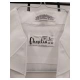 APPEARS NEW - Chaplin White Tuxedo Dress Shirt (Size Large 32/33)