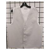 APPEARS NEW - Chaplin CSS LR White Formal Vest