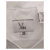 Mina by Chaplin White Dress Shirt (Size 26)