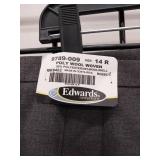Edwards Signature Grey Poly Wool Skirt Size 14